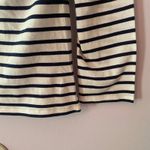 Boden White Black Green Pink Striped Long Sleeve Shirt Multicolor Women size 10 Photo 3