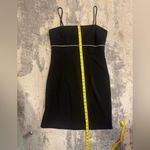 Alyn Paige  Black Dress with White Accents Photo 6