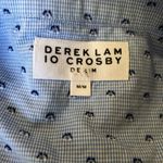 Derek Lam  10 CROSBY Swiss Dot Balloon Sleeve Button Down Shirt Size M Photo 4