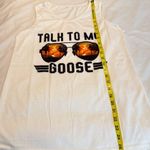 READ ⬇️ Top Gun Talk to me Goose Tank Top Women’s Size Medium Photo 6