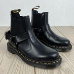Dr. Martens  Wincox Smooth Leather Buckle Boots EU 37/L 6/M 5 Black $180 Photo 0