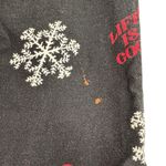 Life is Good  Snowflake Christmas Sleep Pajama Pants Size Small Photo 2