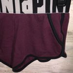PINK - Victoria's Secret Pink Victoria’s Secret maroon/black booty shorts size XS summer lounge comfy​​ Photo 1