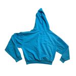 Disney Teal/Blue  Hoodie – Size M – Multicolor Drawstrings & Classic Logo Photo 1