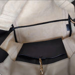 Chloé Black and Cream Women's Tote Bag Photo 6