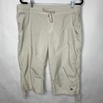 Nike  Cream Tan Cropped Pants Sz Large 12-14 Photo 1