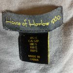 House of Harlow 1960 Bodysuit Women's Size S Dark Gray Long Sleeve Square Neck Photo 3