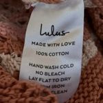 Lulus NEW Exceptional Expression Beige Multi Striped Sweater Knit Tank Top Sz XS Photo 4