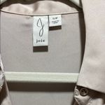 Joie Elegant Cream Satin Blouse Photo 1