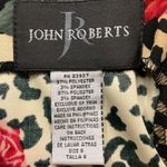 John Roberts Women's Cheetah Floral Print Tank Top Size 8 Light Brown Black Photo 8