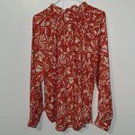 Alex & Jordan Women’s Mod Button Down Long Sleeve Top Blouse Size Large L Pink Photo 3