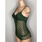 Robin Piccone New. green crochet tankini set. Small. Retails $205 Photo 5