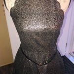 Iz Byer NWT  Size 5 black dress with gold Photo 3