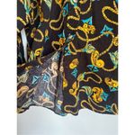 Vintage Rock Creek Womens 100%‎ Cotton Black Chain Button Shirt sz L Equestrian Size L Photo 8