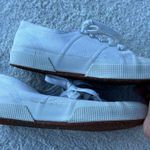 Superga  White Laced Shoes Size 7 Photo 0