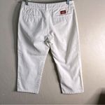 Dickies White Wide Leg Crop Capris Photo 6