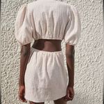 ZARA Blogger Favorite Cut Out Linen Blend Dress. Size S Photo 7