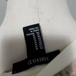 Forever 21  cream floral lace contrast dolman sweatshirt size medium Photo 6