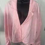 Open Edit  Pink Long Sleeve V Neck  Top Size 3X NWT Photo 2