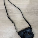 Dr. Martens  Black Buckle 7 Inch Leather Satchel Photo 0