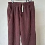 SKIMS  Fleece‎ Lounge Pant Size M  Cocoa AP-LPT-2171 Photo 3