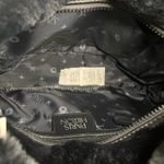 Paris Hilton Faux Fur Shoulder Bag • Black Plush Tote Purse NWT Photo 3