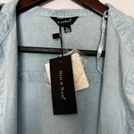 Sim & Sam 5. NWT light weight denim button up with bottom tie size XL Photo 1