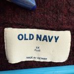 Old Navy 1X Plus Size Sweater Maroon Pullover crew neck Photo 1