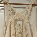 Lovemarks  cream‎ crochet camisole tank medium Photo 4