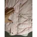 Oodji Super Active Puffer Vest Womens Small Pink Quilted Zip Snap High Collar Photo 3