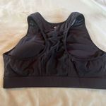 Fabletics Oasis Twist Sports Bra Women's 3X Leopard Cross + Bonus Black Bra Photo 8