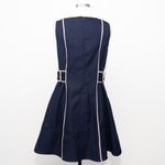 Shoshanna  | Samara Navy Textured Mini Dress Photo 2