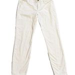 Banana Republic Luxe Twill 5 Pocket Pants Mid Rise White Skinny Women’s 29 Photo 0