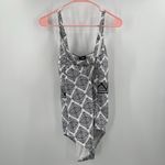 La Blanca Swimsuit Size 18W Oasis Strappy One Piece Mio NWT Paisley B&W Plus Photo 3