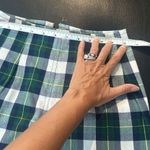 EXPRESS Tartain blackwatch plaid high waist shorts. Photo 2