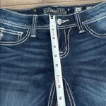Miss Me  Low Rise Super Skinny Embellished Stretch Blue Jeans Size 26 Photo 9