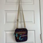 Lily bloom  Eco Friendly Unicorn Midnight Garden Print Crossbody Bag Photo 6