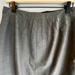 Nicole Miller Gray Dress Pencil Skirt High Waist Career Business Office Size 8 WorkWear Photo 3