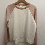 Abound NWT  WHITE PINK 3/4 SLEEEVE TOP M (L1) Photo 0