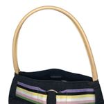 Victoria's Secret Victoria’s Secret Vintage Y2K Denim Mini Handbag Rainbow Stripe Retro Photo 4