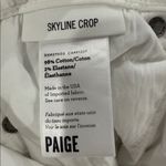 Paige Skyline Crop white Denim Pants Photo 10