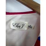 Eliza J Red Geometric Print Short Sleeve Knee Length Shift Dress Size 6P Photo 2