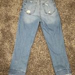 Abercrombie & Fitch Curve Love Ultra High Rise Ankle Straight Jeans Photo 6