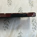 Burga Maroon and cream IPhone 14 Plus phone case Photo 1