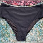 Beachsissi red black snakeskin strapless tankini swimsuit, size large Photo 2