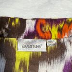 Avenue Sleeveless Aztec Print Blouse Size 14/16 Cotton Embroidered Boho Artsy Photo 3