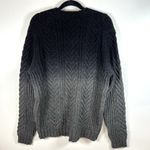 Inc International Concepts Lambswool Ombré Gray Black Sweater Size Large Photo 5