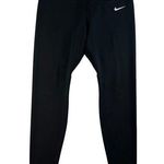 Nike XL Team One Compression Dri-Fit Women's Black Tights Full Length CU9486-010 Photo 0