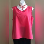 The T O G shop Pink top size 18 with pink button Photo 1