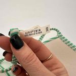 Aerie Green White Striped Brooke Halterneck Swimwear Top Size 36B Photo 5